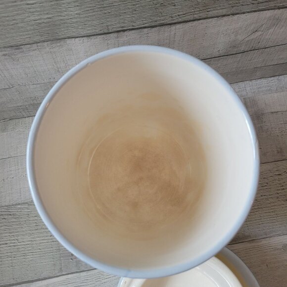 Butterfly Floral Ceramic Storage Jar Canister Lidded Nature Marjolein Bostin - Picture 10 of 10